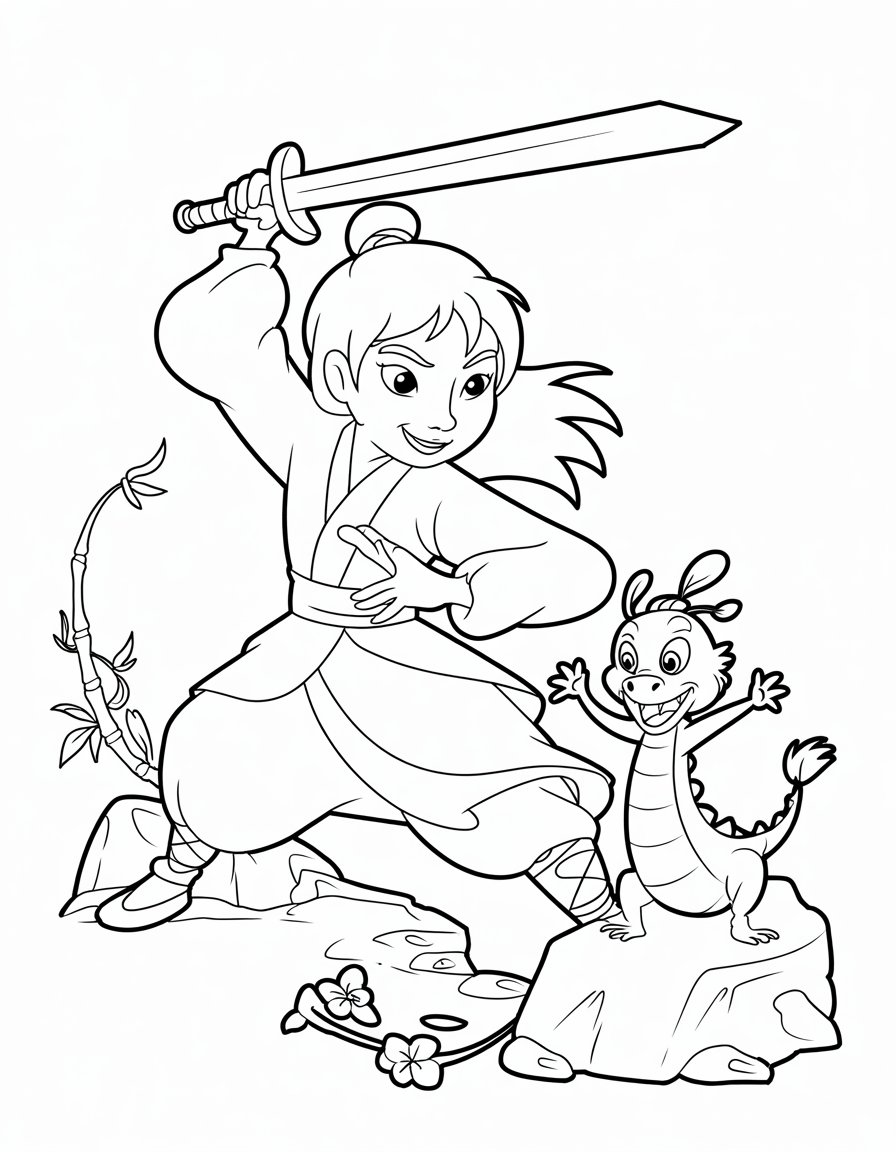 Mulan in Training